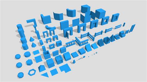 Free 3d Modular Low Poly Assets For Prototyping Download Free 3d