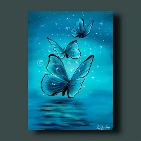 Butterfly Painting Canvas 912 Butterfly Art Painting Butterfly
