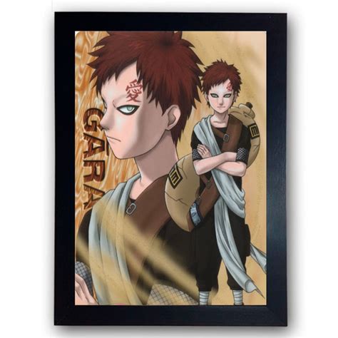 Quadro Poster Naruto Gaara Kakashi Anime Cod 154 Elo7
