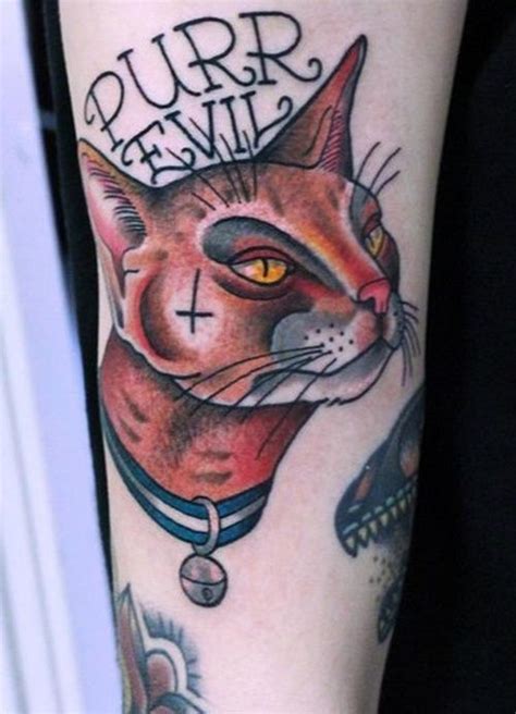 purr evil tattoo by johan bigfatjoe ankarfyr ` ~ink 2~ ` pinterest evil tattoo nurse