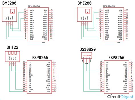 Esp Wi Fi Mesh Circuit Diagram Iot Projects Mesh Networking Connected