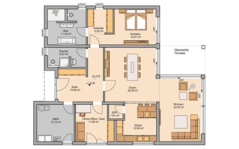 Elk fertighaus bungalow mit flachdach bilder grundrisse preise jetzt ansehen auf hausbaudirektde. Bungalow bauen - barrierefreies Wohnen | Kern-Haus ...