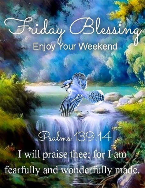 I Will Praise Thee Friday Blessing Weekend Quote Pictures