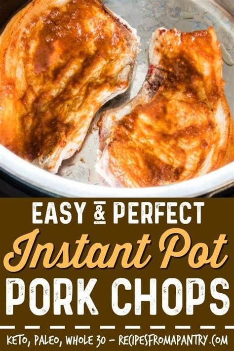 Cook on high pressure 2 minutes. Looking for the EASIEST Instant Pot Pork Chops recipe? Use ...