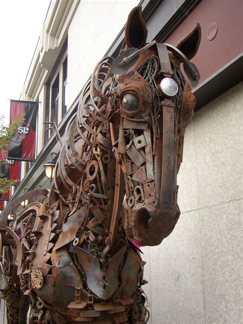 See more ideas about yard art, metal art, welding art. Scrap metal work horse sculpture (old tractor parts ...