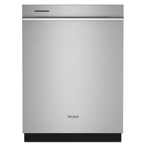 Whirlpool Stainless Steel 24 Fingerprint Resistant Dishwasher With 3rd