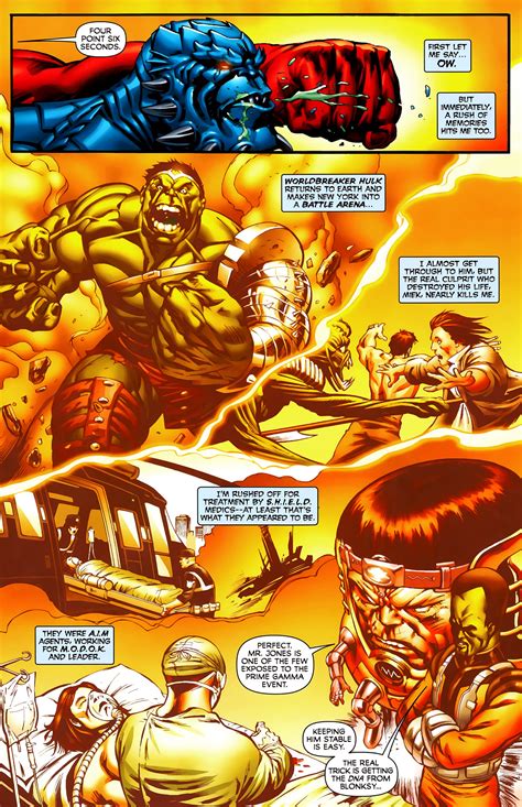 Read Online Fall Of The Hulks Red Hulk Comic Issue