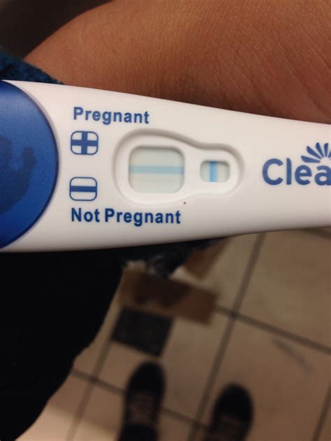 Positive Clear Blue Rapid Pregnancy Test Results Pregnancy Test