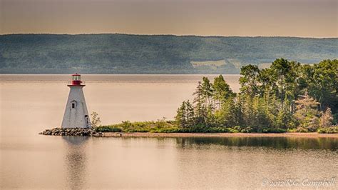 Lighthouse At Baddeck Cape Breton Island Photo By Russ Campbell Cycroft Net