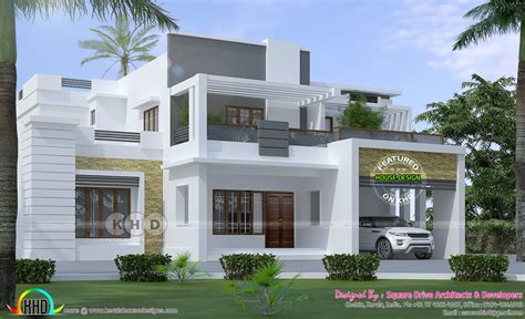 2400 Sq Ft Modern 4 Bhk Contemporary House Kerala Home Design