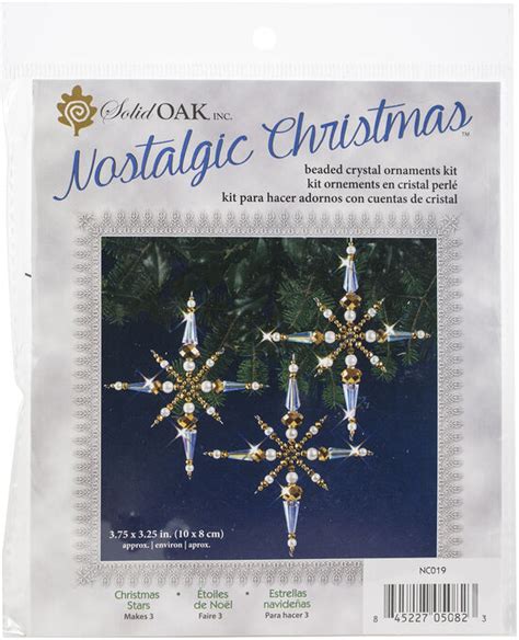 Nostalgic Christmas Beaded Crystal Ornament Kit Crystal And Gold