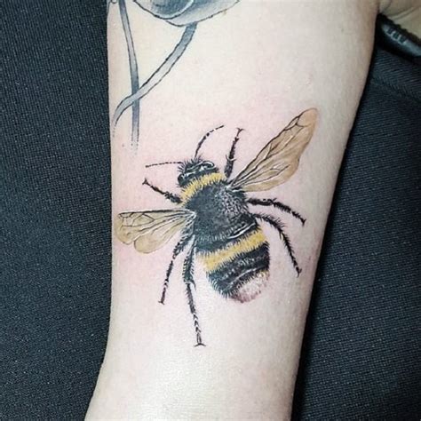 Top 30 Cute Bee Tattoo Ideas 2019 Style2 T