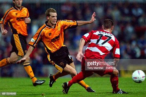 Hull Citys Stuart Green Comes Up Against Doncaster Rovers Chris