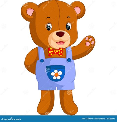 funny bear cartoon stock vector illustration of bear 81430371