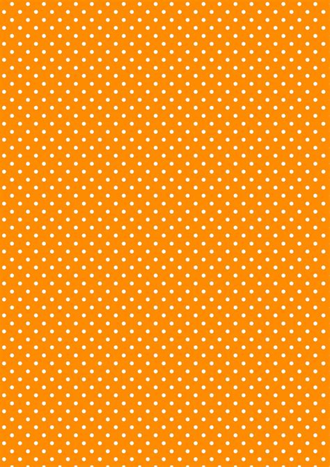 Free Digital Polka Dot Scrapbooking Paper Orange And