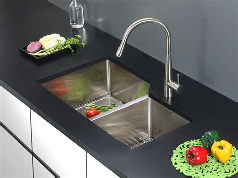 A double or single sink does not determine the number of sinks you have, but rather the number of bowls per kitchen sink. Top 10 Best Double Bowl Stainless Steel Kitchen Sink ...