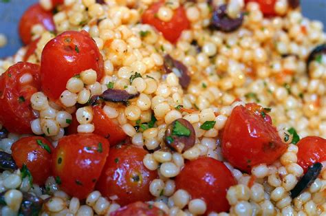 Myrecipes has 70,000+ tested recipes and videos to help you be a better cook. Pearl Couscous with Olives and Roasted Tomatoes Recipe on ...