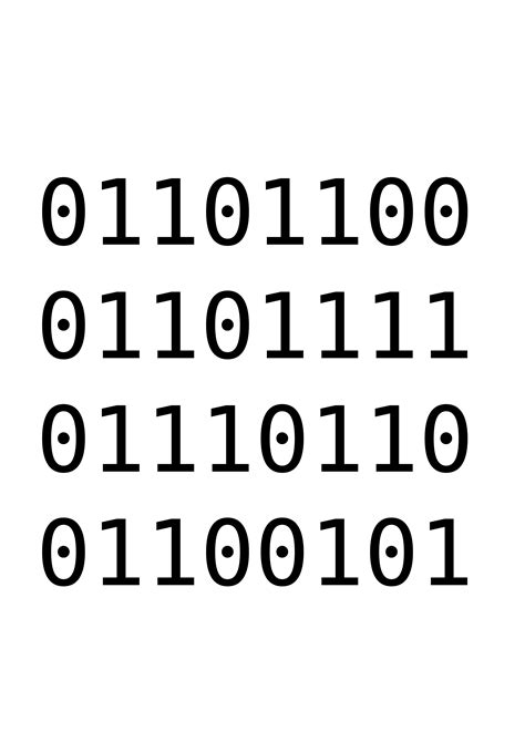 Binary Code Png Png Image Collection