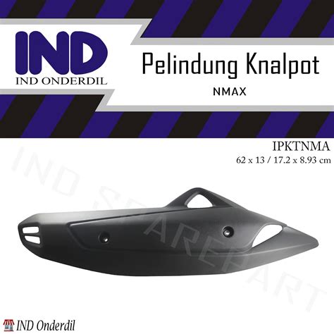 Cover Tutup Penutup Tameng Pelindung Knalpot Kenalpot Yamaha Nmax N Max Ind Onderdil