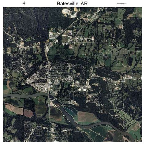 Aerial Photography Map Of Batesville Ar Arkansas