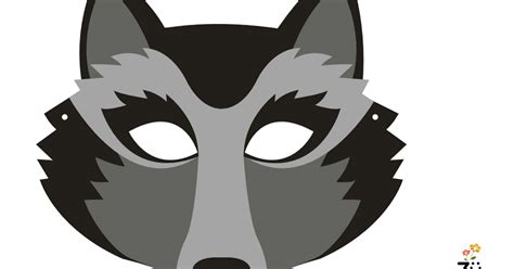 Free Printable Wolf Mask Template Artofit