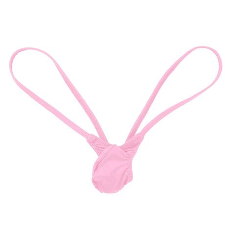 Buy Mens Sexy Pouch G String Underwear Micro Bikini Thong Low Rise T Back Jockstrap Lingerie