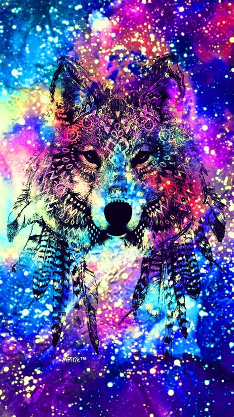 Colorful Wolf Wallpapers Wallpaper Cave