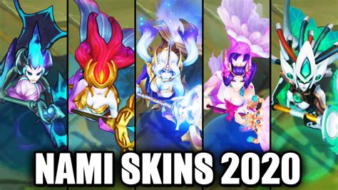 All Nami Skins Spotlight League Of Legends Game M I Y