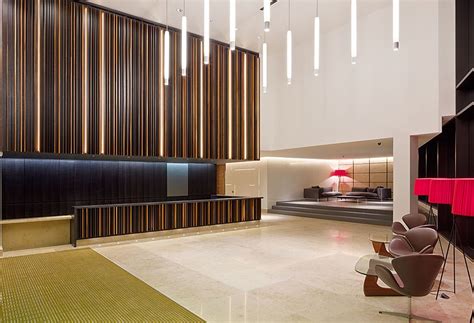 Reception Feature Walls Lobby Interior Architecture Awards Textured
