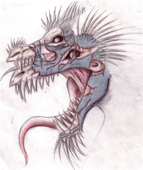 Creepy Dragon Thing By Halfdemondog On Deviantart