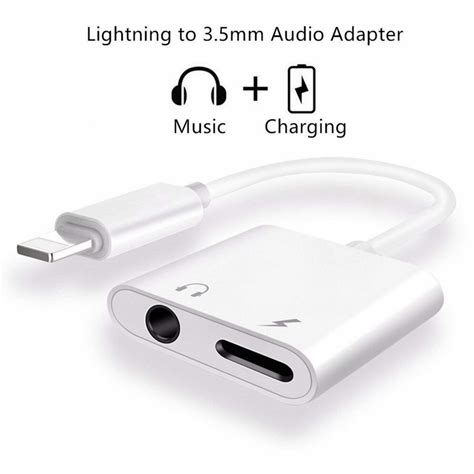 Best Lightning To 35mm Headphones Jack Adapter Charger Aux Audio