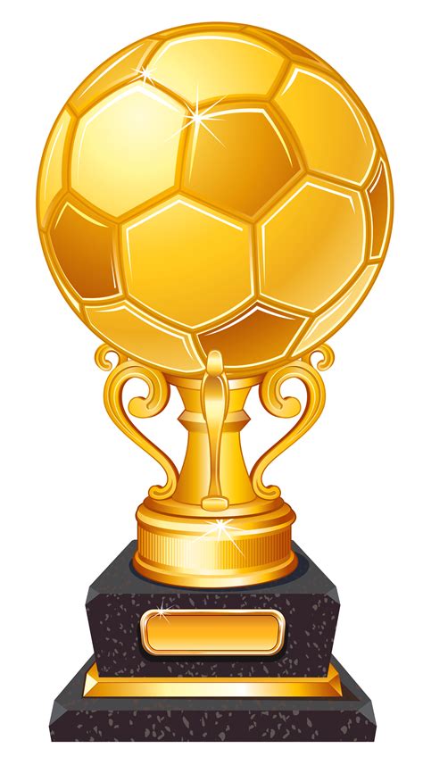 Gold Football Award Trophy Transparent Png Clipart Decoración De