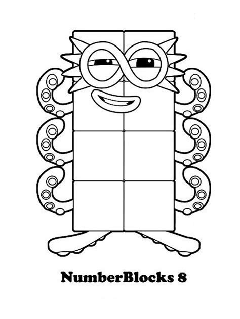 Printable Numberblocks Coloring Pages Kids4change757