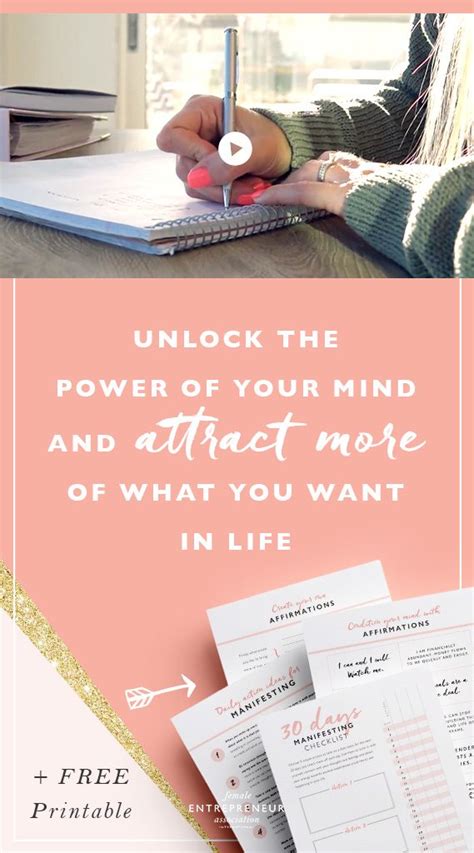 Unlock The Power Of Your Mind And Attract More Of What You Want In Life