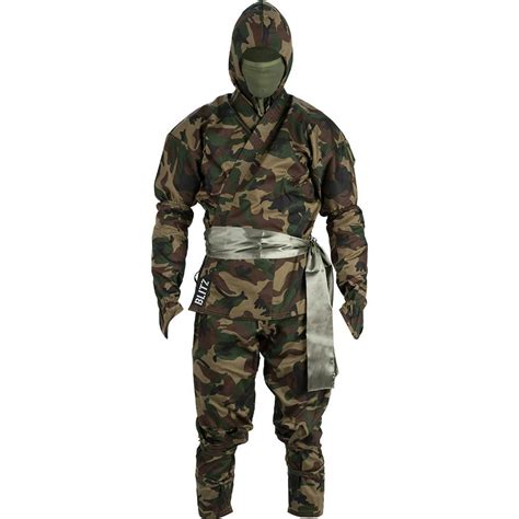 Adult Ninja Suit Camouflage