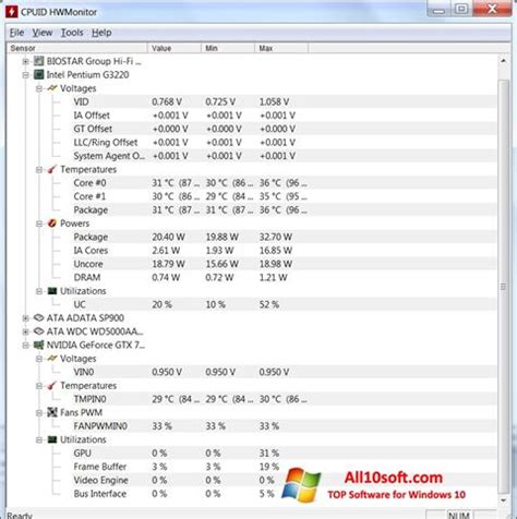 Download hwmonitor 1.43 for windows. Download HWMonitor for Windows 10 (32/64 bit) in English