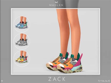Madlen Zack Shoes Mesh Modifying Not Allowed Recolouring Allowed