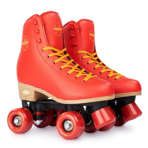 Rookie Retro V21 Quad Roller Skates Blueyellow Inline And Roller