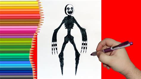 how to draw nightmarionne fnaf Как нарисовать Марионетку ФНаФ youtube