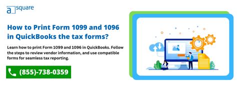 Learn To Print Form 1099 And 1096 In Quickbooks The Tax Forms