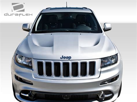 Jeep is an innovative manufacturer of tough and one of a kind vehicles that make tough trail maneuvers safe and enjoyable. 2011-2019 Jeep Grand Cherokee Duraflex SRT Look Hood