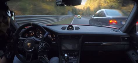 2019 Porsche 911 Gt3 Rs Nurburgring Near Crash Is A Failed Bmw Overtake