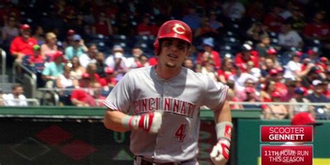 Scooter Gennett Is The Latest Player To Take A Knee Hitting A Home Run