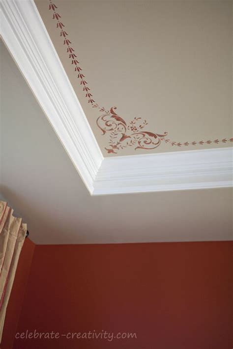 If your border is too short, plan around your seams. celebrate CREATIVITY in all its forms | Ceiling design ...