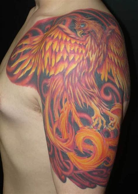 Symbolic Meanings Of Phoenix Tattoos For Men