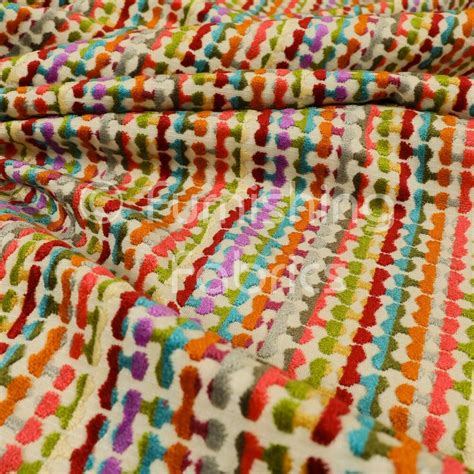 At fabricgateway.com find thousands of fabric categorized into thousands of categories. New Modern Bright Multicolour Geometric Retro Pattern ...