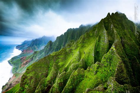 Napali Cliffs Na Pali Coast State Park Kauai Hawaii By Chris