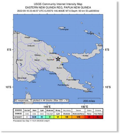 Massive 76 Earthquake Rocks Papua New Guinea At Least 10 Dead Update
