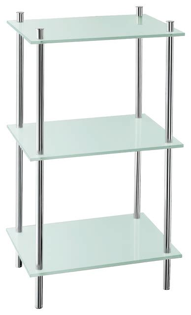 Shop for free standing shelves at bed bath & beyond. Smedbo 3 Shelves, Free Standing Polished Chrome ...