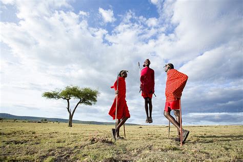 Maasai Tribesmen In The Maasai Mara National Park By Stocksy Contributor Hugh Sitton Stocksy
